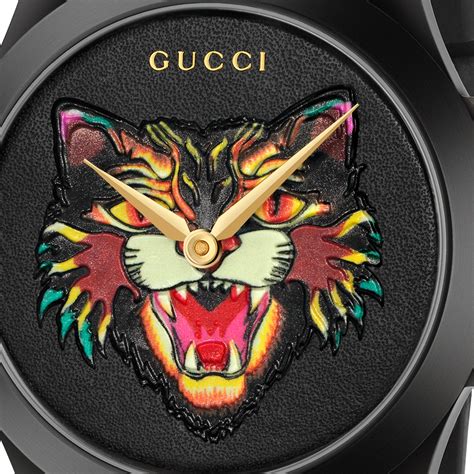 gucci g timeless cat watch.